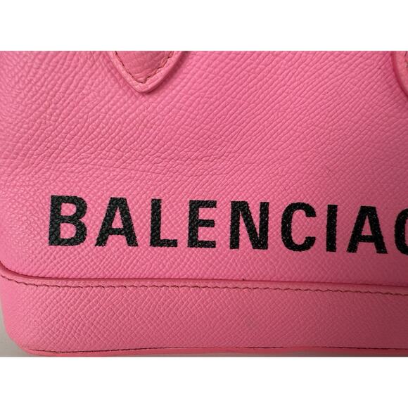 Balenciaga Ville XXS Top Handle Women's Bag in Pink Leather - Picture 10 of 16